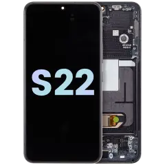 OLED Assembly With Frame For Samsung Galaxy S22 5G (Service Pack) (Phantom Black)