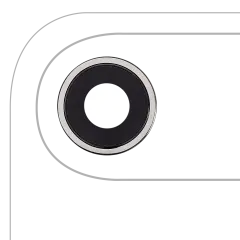 Back Camera Lens With Bracket & Bezel For iPhone Air (Cloud White) (Premium)