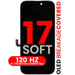 OLED Assembly Compatible For iPhone 17 (Aftermarket Pro: XO7 Soft) (120HZ)