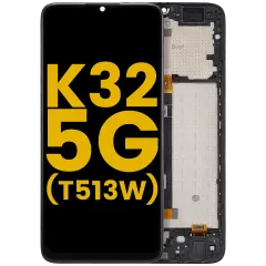 LCD Assembly With Frame For TCL K32 5G (T513W)(Refurbished) (All Colors)