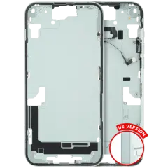 Mid-Frame Housing  W/ Small Parts For iPhone 15 Plus (US Version) (Used OEM Pull: Grade B) (Green)