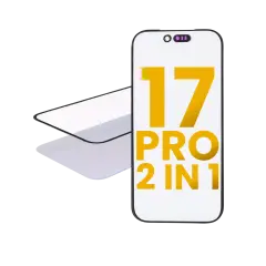 2 in 1 (Front Glass + OCA Pre-Installed) For iPhone 17 Pro (2 Pack) (OCA Master)
