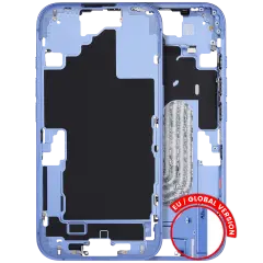 Mid-Frame Housing  W/ Small Parts For iPhone 16 (EU / Global Version) (Used OEM Pull: Grade B) (Ultramarine)