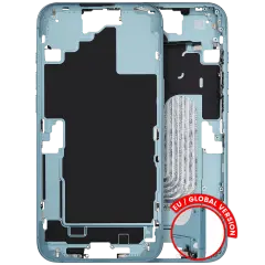 Mid-Frame Housing W/ Small Parts For iPhone 16 Plus (EU / Global Version) (Used OEM Pull: Grade A) (Teal)