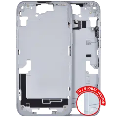 Mid-Frame Housing  W/ Small Parts For iPhone 15 Plus (EU / Global Version) (Used OEM Pull: Grade B) (Blue)