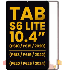 LCD Assembly Without Frame For Samsung Galaxy Tab S6 Lite 10.4"  (P610 / P615) (2020) / Tab S6 Lite  (P613 / P619) (2022) / Tab S6 Lite 10.4" (P620 / P625) (2024) (Refurbished) (All Colors)