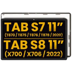 LCD Assembly Without Frame For Samsung Galaxy Tab S7 11" (2020) (T870 / T875 / T876 / T878) /  Tab S8 11" (2022) (X700 / X706) (Refurbished) (All Colors)