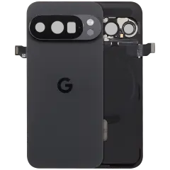 Back Cover Housing With Small Components Pre-Installed For Google Pixel 10 Pro (Used OEM Pull: Grade A) (Obsidian)