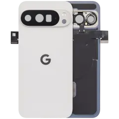 Back Cover Housing With Small Components Pre-Installed For Google Pixel 10 Pro XL (Used OEM Pull: Grade A) (Porcelain)