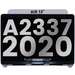 Complete LCD Display Assembly For MacBook Air 13" Retina (A2337 / Late 2020) (Genuine OEM) (Space Gray)