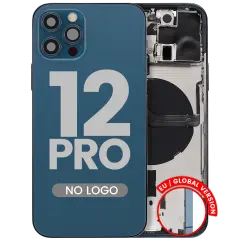 Back Housing W/ Small Parts For iPhone 12 Pro (EU / Global Version) (Aftermarket Plus) (Pacific Blue)