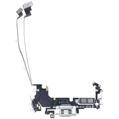 USB-C Charging Port Flex Cable (eSIM) For iPhone 17 Pro (Canadian Version) (Genuine OEM) (Silver)