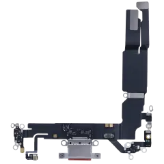 Charging Port Flex Cable With Board For iPhone 16 (EU / UK / CA) (Genuine OEM) (White)