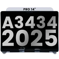 Complete LCD Display Assembly (Glossy) For MacBook Pro 14" A3434 (2025) (Genuine OEM) (Silver)