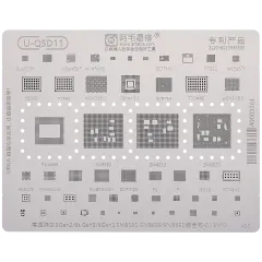 BGA Reballing Stencil U-QSD11 For Samsung Galaxy S23 (SM6450 / SM8550 / SM8650)