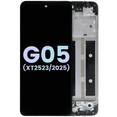 LCD Assembly With Frame For Motorola Moto G05 (XT2523 /2025) (Genuine OEM) (All Colors)