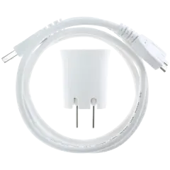 Griffin PowerBlock Wall Charger With Micro-USB 3.0 Cable (US Version) (Bulk, New) (White)