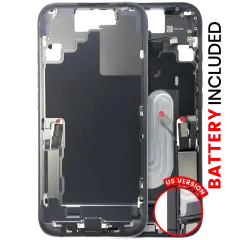 Back Housing Including Battery For iPhone 17 (Genuine OEM) (US Version) (Black)