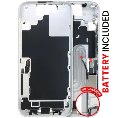 Back Housing Including Battery For iPhone 17 (Genuine OEM) (US Version) (White)