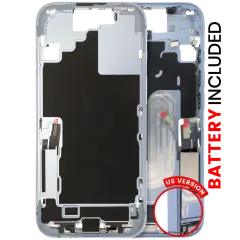 Back Housing Including Battery For iPhone 17 (Genuine OEM) (US Version) (Mist Blue)