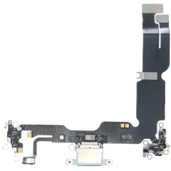Charging Port Flex Cable With Board For iPhone 15 Plus (Genuine OEM) (Green)