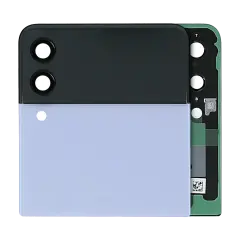 Outer OLED Assembly For Samsung Galaxy Z Flip 3 5G (Used OEM Pull: Grade B/C) (Blue)