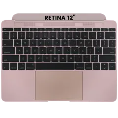 Top Case with Keyboard (ANSI US) For MacBook 12" A1534 (2016-2017) (Used OEM Pull: Grade A) (Rose Gold)