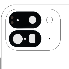Back Camera Lens (Glass Only) With Adhesive For Google Pixel 9 Pro Fold