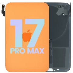 Back Glass w/ MagSafe Magnet & NFC For iPhone 17 Pro Max (Service Pack) (Cosmic Orange)