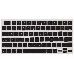 KeyBoard Keycap Kit For MacBook  Air 13" (Mid 2022 to  Mid 2024 ) / Pro 14"   / Pro 16"  (Late 2021 to Late 2024) (Midnight) (US English)