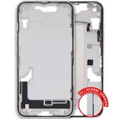 Mid-Frame Housing W/ Small Parts For iPhone 16e (EU / Global Version) (Used OEM Pull: Grade A) (White)