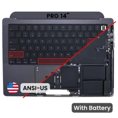 Top Case With Battery (ANSI) For MacBook Pro 14
