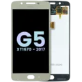 LCD Assembly Without Frame Compatible For Motorola Moto G5 (XT1670 / 2017) (Genuine) (Gold)