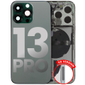 Back Housing W/ Small Components Pre-Installed Compatible For iPhone 13 Pro (US Version) (Used OEM Pull: Grade A) (Alpine Green)