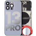 Back Housing W/ Small Components Pre-Installed Compatible For iPhone 13 Pro (International Version) (Used OEM Pull: Grade A) (Sierra Blue)