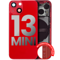 Back Housing W/ Small Components Pre-Installed Compatible For iPhone 13 Mini (International Version) (Used OEM Pull: Grade A) (Red)