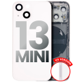 Back Housing W/ Small Components Pre-Installed Compatible For iPhone 13 Mini (US Version) (Used OEM Pull: Grade A) (Starlight)