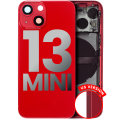 Back Housing W/ Small Components Pre-Installed Compatible For iPhone 13 Mini (US Version) (Used OEM Pull: Grade A) (Red)