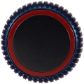 Crown Nut Compatible For Watch Series 6 (40MM / 44MM) (LTE Version) (Black / Blue)