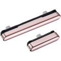 Hard Buttons (Power / Volume) Compatible For Samsung Galaxy S22 / S22 Plus (Pink Gold)