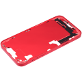 Mid-Frame Housing With Power And Volume Button Compatible For iPhone 14 Plus (International Version) (Used OEM Pull: Grade A) (Red)