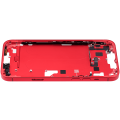 Mid-Frame Housing With Power And Volume Button Compatible For iPhone 14 Plus (International Version) (Used OEM Pull: Grade A) (Red)