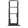 Dual Sim Card Tray Compatible For Samsung Galaxy A24 4G (A245 / 2023) (Black)