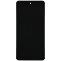 OLED Assembly With Frame Compatible For Samsung A72 (A725 / 2021) (6.67") (Aftermarket Plus) (Awesome Violet)