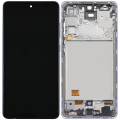 OLED Assembly With Frame Compatible For Samsung A72 (A725 / 2021) (6.67") (Aftermarket Plus) (Awesome Violet)