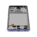 OLED Assembly With Frame Compatible For Samsung A72 (A725 / 2021) (6.67") (Aftermarket Plus) (Awesome Violet)