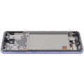 OLED Assembly With Frame Compatible For Samsung A72 (A725 / 2021) (6.67") (Aftermarket Plus) (Awesome Violet)