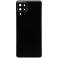 Back cover Glass With Camera Lens Compatible For Samsung Galaxy A22 4G (A225 / 2021) (Aftermarket Plus) (Black)
