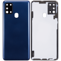 Back cover Glass With Camera Lens Compatible For Samsung Galaxy A21S (A217 / 2020) (Aftermarket Plus) (Blue)