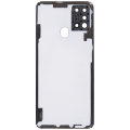 Back cover Glass With Camera Lens Compatible For Samsung Galaxy A21S (A217 / 2020) (Aftermarket Plus) (Blue)